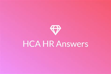 hca hr answers|hca hr answers estub.